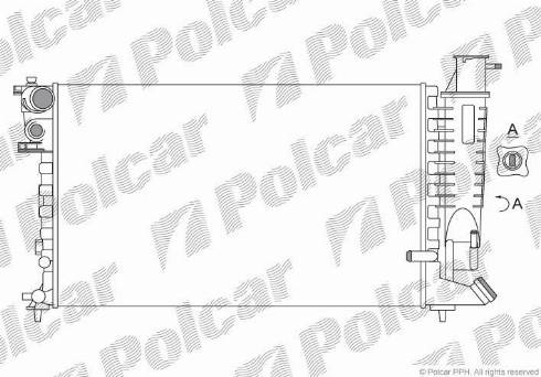 Polcar 232408A4 - Jäähdytin,moottorin jäähdytys inparts.fi