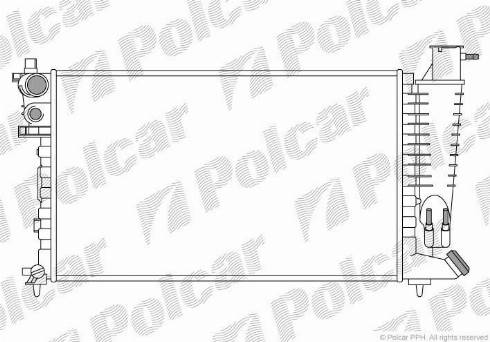 Polcar 232408A6 - Jäähdytin,moottorin jäähdytys inparts.fi