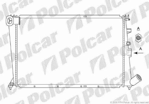 Polcar 2325084X - Jäähdytin,moottorin jäähdytys inparts.fi