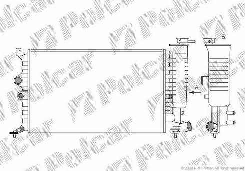 Polcar 2325082X - Jäähdytin,moottorin jäähdytys inparts.fi