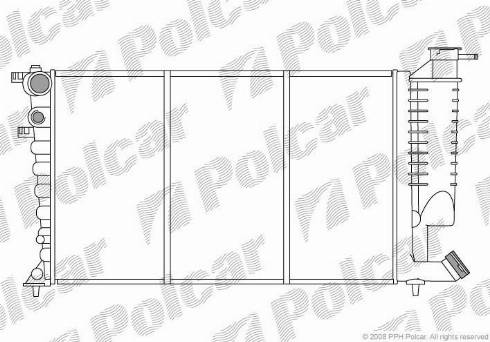 Polcar 2326086X - Jäähdytin,moottorin jäähdytys inparts.fi