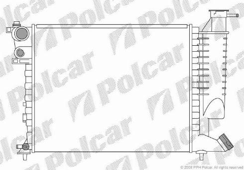 Polcar 2326083X - Jäähdytin,moottorin jäähdytys inparts.fi