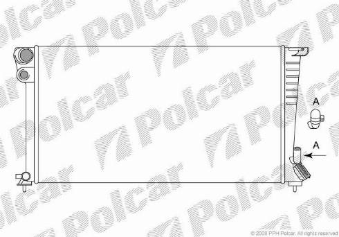 Polcar 232608A4 - Jäähdytin,moottorin jäähdytys inparts.fi