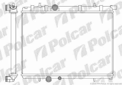 Polcar 2328084X - Jäähdytin,moottorin jäähdytys inparts.fi