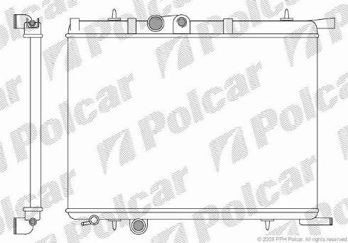 Polcar 2328081X - Jäähdytin,moottorin jäähdytys inparts.fi