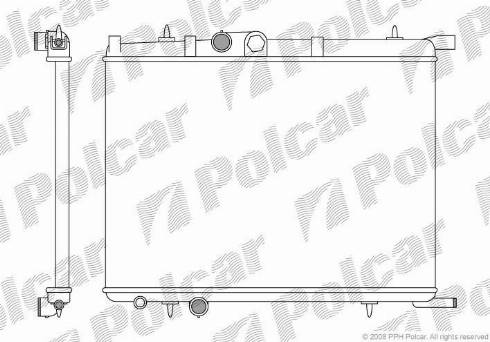 Polcar 232808-1 - Jäähdytin,moottorin jäähdytys inparts.fi