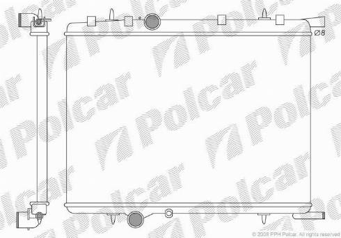 Polcar 2328083X - Jäähdytin,moottorin jäähdytys inparts.fi