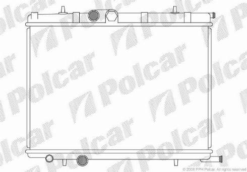 Polcar 232708-3 - Jäähdytin,moottorin jäähdytys inparts.fi