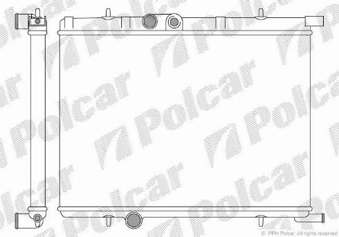 Polcar 232708A1 - Jäähdytin,moottorin jäähdytys inparts.fi