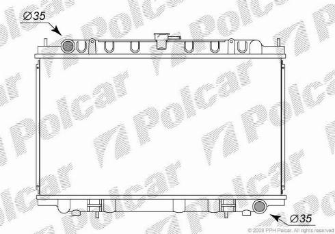 Polcar 2761083K - Jäähdytin,moottorin jäähdytys inparts.fi