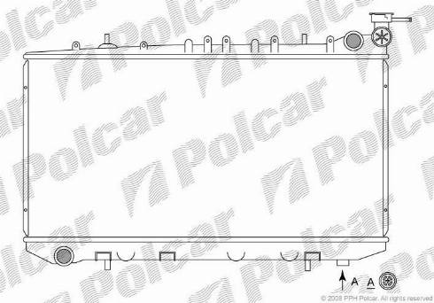 Polcar 272908-2 - Jäähdytin,moottorin jäähdytys inparts.fi