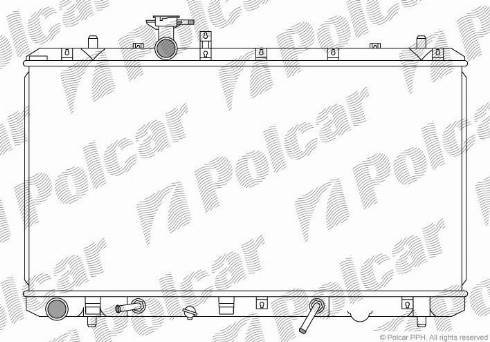 Polcar 743508-2 - Jäähdytin,moottorin jäähdytys inparts.fi