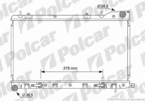 Polcar 724108-1 - Jäähdytin,moottorin jäähdytys inparts.fi