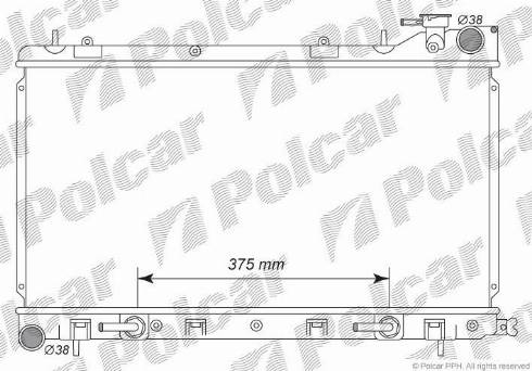 Polcar 7242081K - Jäähdytin,moottorin jäähdytys inparts.fi