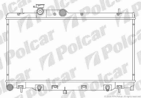 Polcar 721208-1 - Jäähdytin,moottorin jäähdytys inparts.fi