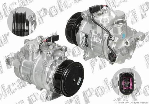 Polcar DCP02037 - Kompressori, ilmastointilaite inparts.fi
