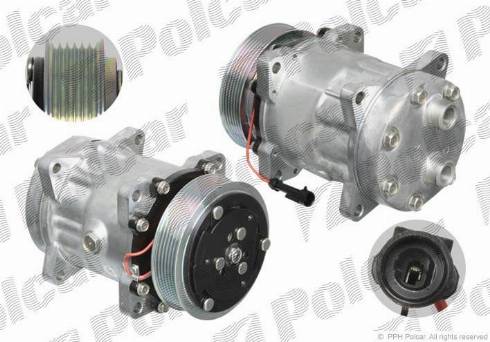 Polcar VA699028 - Kompressori, ilmastointilaite inparts.fi