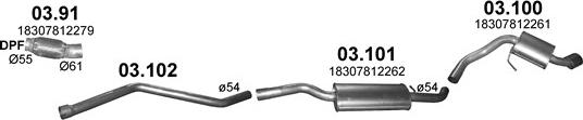 Polmo POLMO99928 - Pakoputkisto inparts.fi