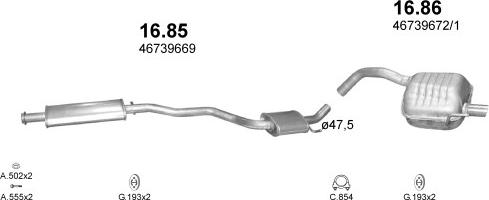 Polmo POLMO90143 - Pakoputkisto inparts.fi