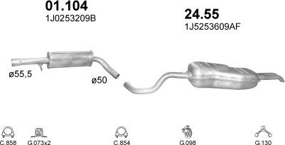 Polmo POLMO90127 - Pakoputkisto inparts.fi