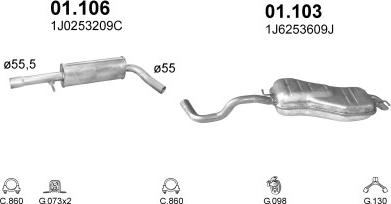 Polmo POLMO000006 - Pakoputkisto inparts.fi