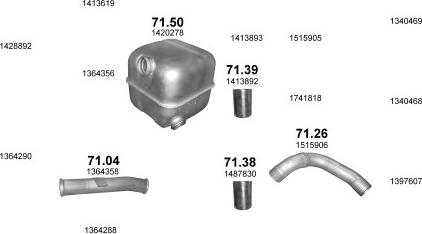 Polmo POLMO00319 - Pakoputkisto inparts.fi