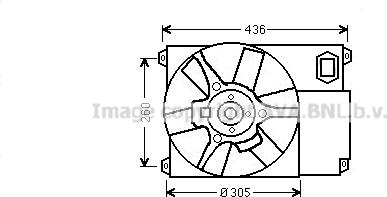 Prasco CN7541 - Tuuletin, moottorin jäähdytys inparts.fi