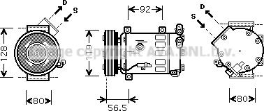 Prasco CNAK242 - Kompressori, ilmastointilaite inparts.fi