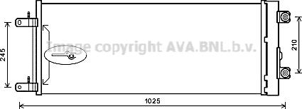 Prasco DF5071D - Lauhdutin, ilmastointilaite inparts.fi