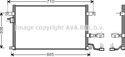 Prasco DW5056D - Lauhdutin, ilmastointilaite inparts.fi