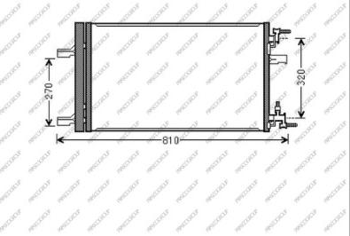 Prasco DW040C001 - Lauhdutin, ilmastointilaite inparts.fi