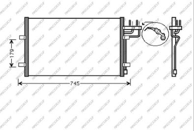 Prasco FD422C001 - Lauhdutin, ilmastointilaite inparts.fi