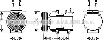 Prasco FDK435 - Kompressori, ilmastointilaite inparts.fi