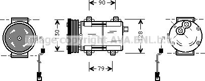 Prasco FDK275 - Kompressori, ilmastointilaite inparts.fi