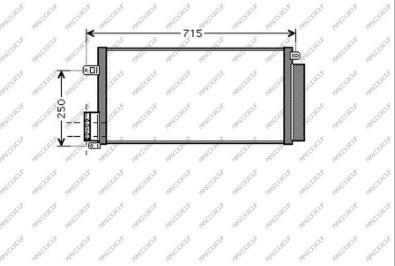 Prasco FT137C001 - Lauhdutin, ilmastointilaite inparts.fi