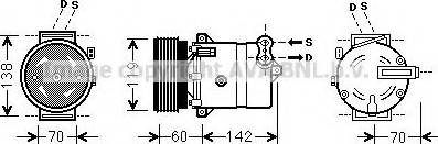 Prasco FTK383 - Kompressori, ilmastointilaite inparts.fi