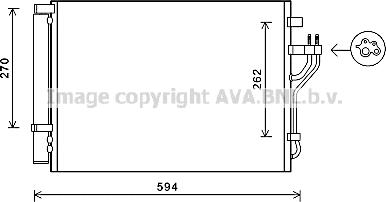 Prasco HY5280D - Lauhdutin, ilmastointilaite inparts.fi