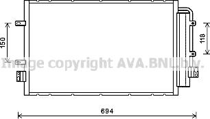 Prasco IV5127D - Lauhdutin, ilmastointilaite inparts.fi