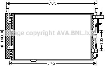 Prasco KA5104D - Lauhdutin, ilmastointilaite inparts.fi