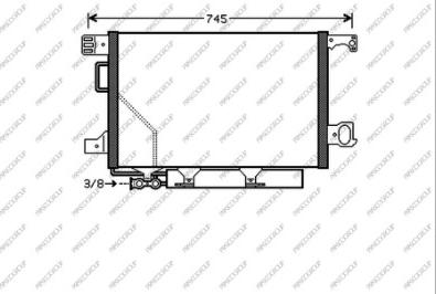 Prasco ME026C004 - Lauhdutin, ilmastointilaite inparts.fi