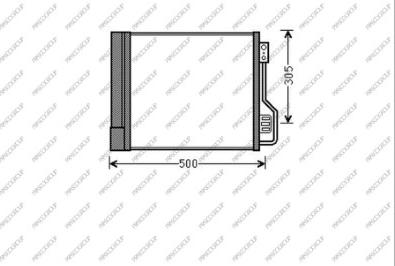 Prasco ME305C001 - Lauhdutin, ilmastointilaite inparts.fi