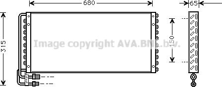 Prasco MN5012 - Lauhdutin, ilmastointilaite inparts.fi