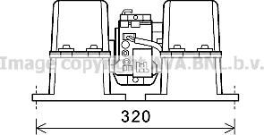 Prasco MN8086 - Sähkömoottori, sisätilanpuhallin inparts.fi