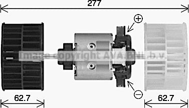 Prasco MN8138 - Sähkömoottori, sisätilanpuhallin inparts.fi