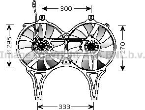 Prasco MS7514 - Tuuletin, moottorin jäähdytys inparts.fi