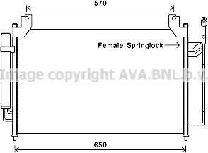 Prasco MZA5240D - Lauhdutin, ilmastointilaite inparts.fi