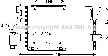 Prasco OLA5251D - Lauhdutin, ilmastointilaite inparts.fi