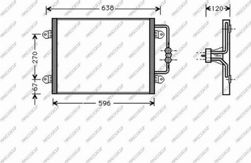 Prasco RN026C001 - Lauhdutin, ilmastointilaite inparts.fi