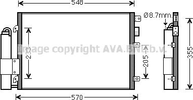 Prasco RT5376D - Lauhdutin, ilmastointilaite inparts.fi