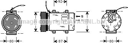 Prasco RTK243 - Kompressori, ilmastointilaite inparts.fi